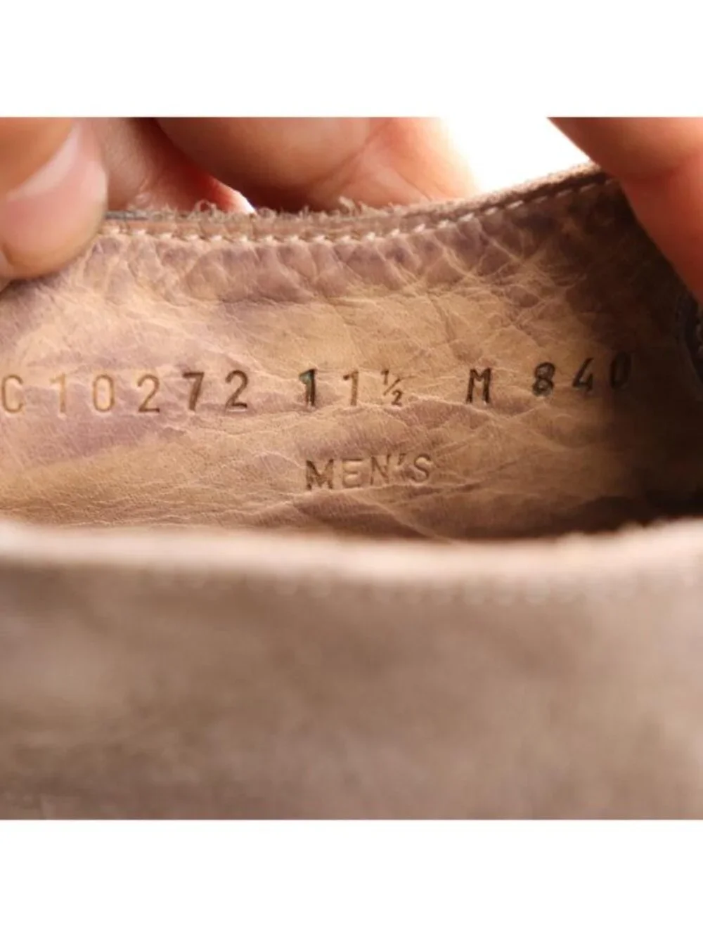 Cole Haan Chukka Shoes Tan Suede Men’s Size 11.5 M Casual Lace Up Made in Italy